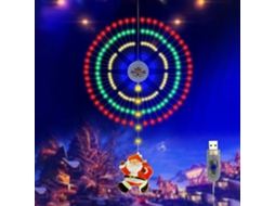 2026 luzes de Natal em Forma de Fogo Artificial Multicolor Ip65 Impermeável 8 Modos de Iluminação
