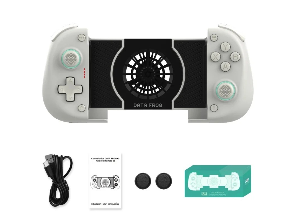 (branco) Controle Sem Fio Para Jogos Android, Compatível Com Celulares Samsung Galaxy.