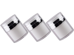Conjunto De 6 Recipientes Airless Para Loção, Frascos E Bombas Portáteis Para Emulsões.