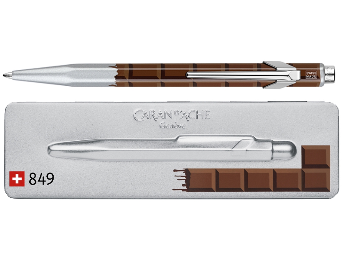 Caneta Esferográfica Retrátil Ache 849 Chocolate CARAN D'ACHE