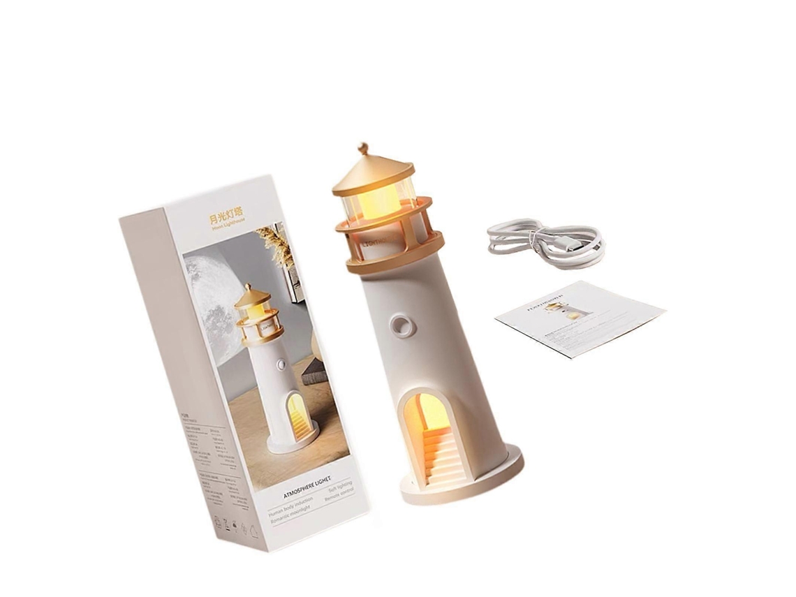 Bq Luminária de Cabeceira Portátil com Luz Ambiente para Camping, Ideal para Sala de Estar, Branca, 7, 2 Cm X 24, 2 Cm BRILVIBERA