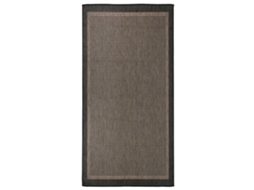 Vidaxl Tapete De Tecido Plano Para Exterior 100x200 Cm Castanho-escuro