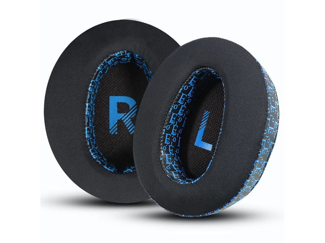 Capas De Espuma Para Fones De Ouvido Sony Wh Ch700npreto E Azul Estampado Lr Cooling Yunzii (2 Unidades)