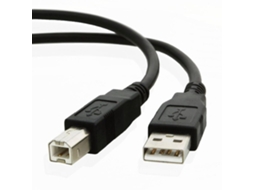 Cabo Lurelia USB-A para USB-B, dados para impressoras, scanners e controladores MIDI.