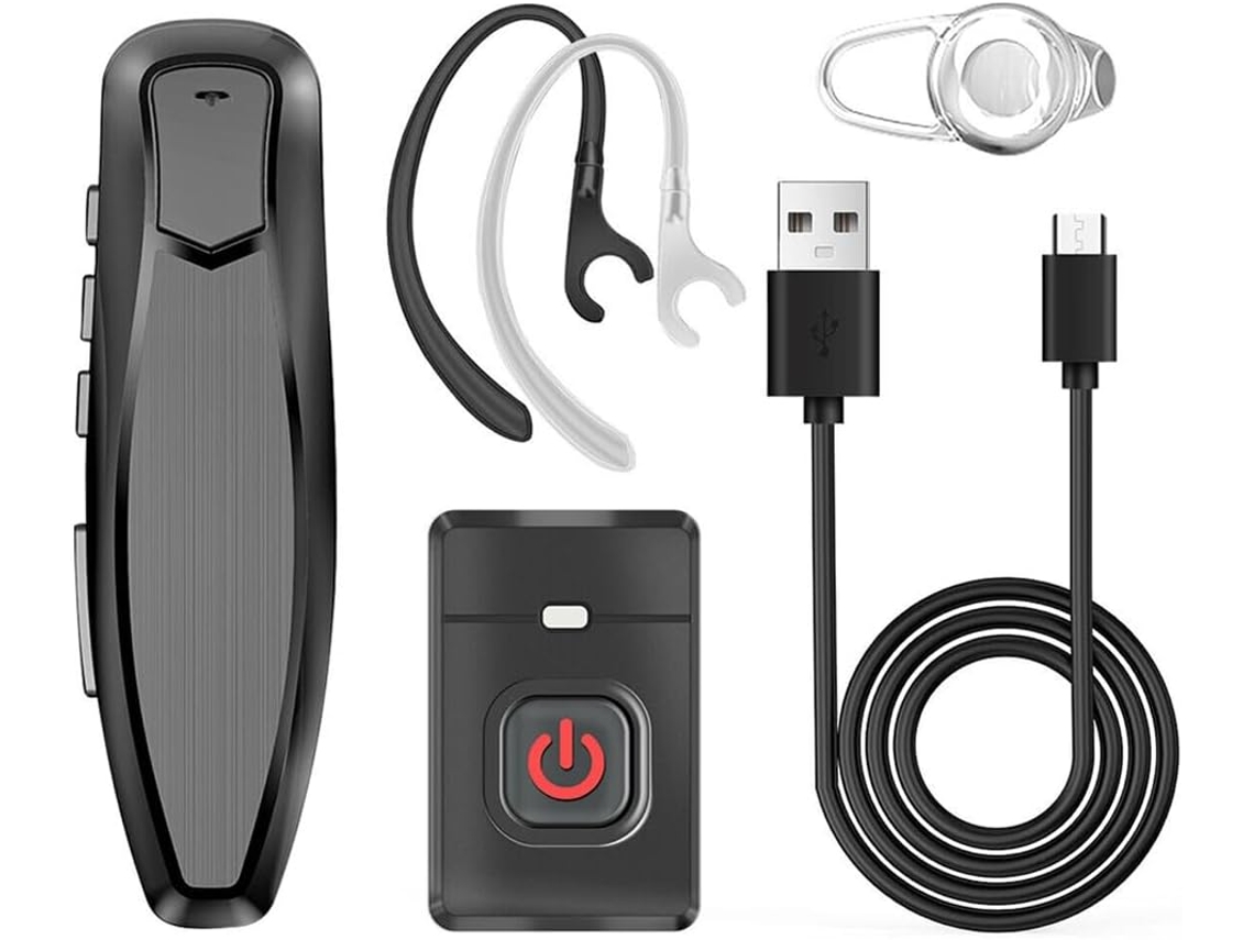 Walkie-talkie Sem Bluetooth Com Ptt, Fone De Ouvido, Microfone E Plugue K