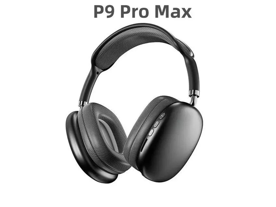 Fones De Ouvido Bluetooth 5.3 Outdoor P9 Pro Max Fones De Ouvido Sem Fio Com Cancelamento De Ruído Ativo Compatíveis Com Apple Brilvibera