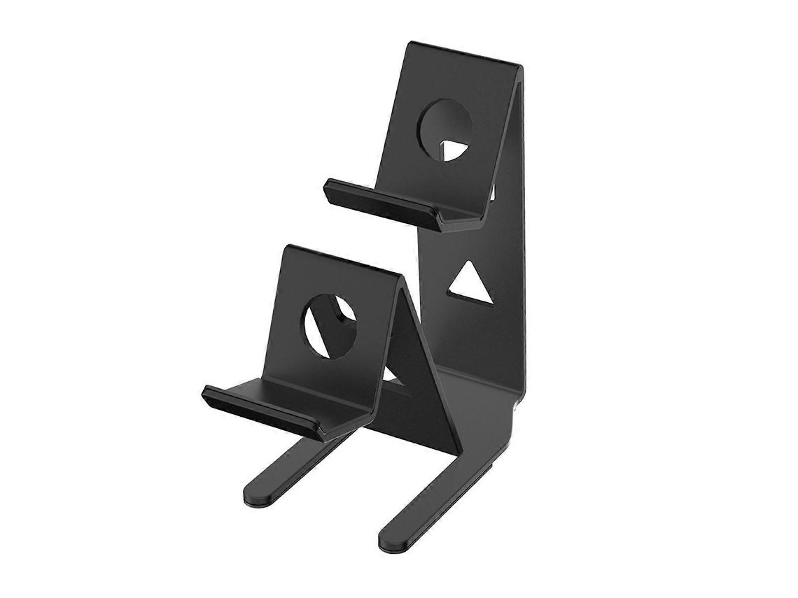 Suporte de mesa universal de alumínio com 2 níveis para manivela, acessórios e interruptor A