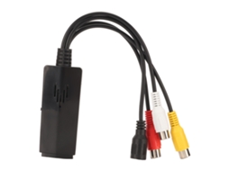 Aetheria conversor Rca para Interface Multimídia Hd 1080p com Cabo de Alimentação Usb Plug And Play