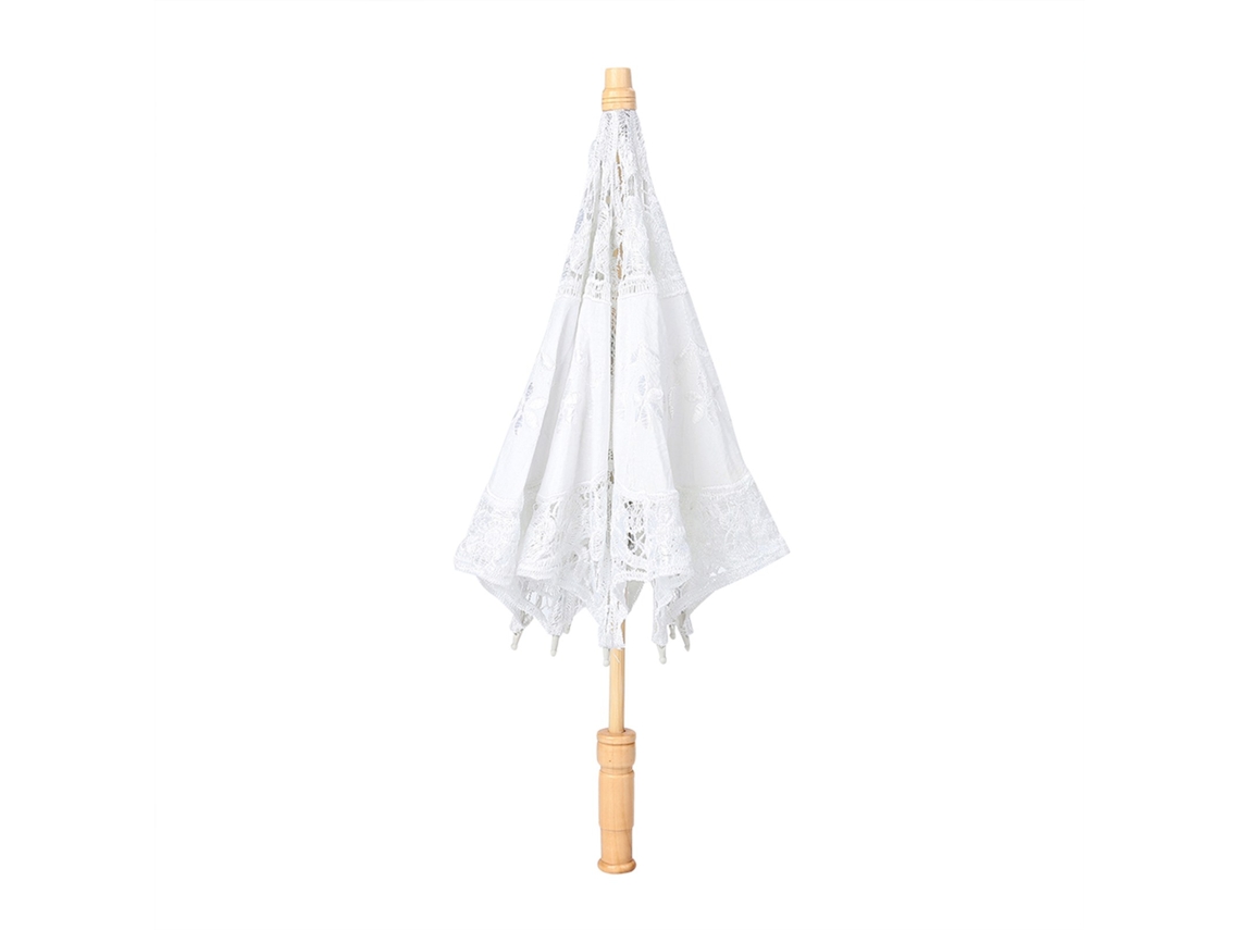 Guarda chuva de Bordado Flor de Renda Artesanal LAXISCREED