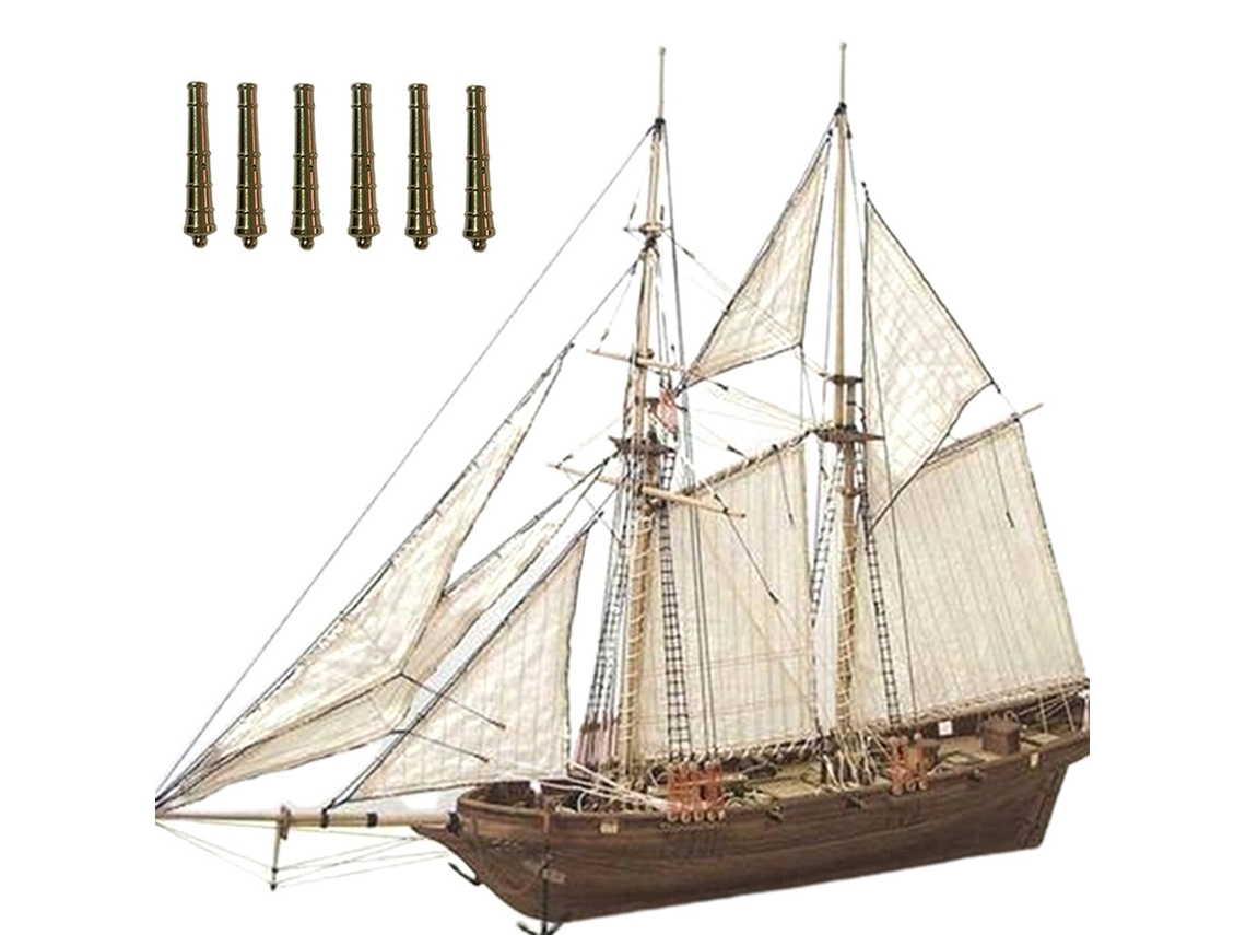 Kit De Barco Velero De Madeira Para Diy Em Casa Modelo Decorativo Presente Brinquedo Para Crianças