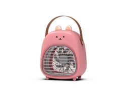Ventilador Turbo Water Cooling, recarregável, pequeno, silencioso, com spray Usb BRILVIBERA
