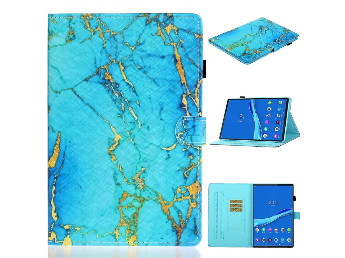 Capa De Couro Inteligente Com Desenho Colorido Para Tablet Lenovo Tab M10 Plus 10.6 3ª Geração 2022