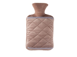 Bolsa De Água Quente Com Tampa 2,0l Grande Bolsa De Água Quente Clássica Sem Bpa AQUAFORGE (cáqui)