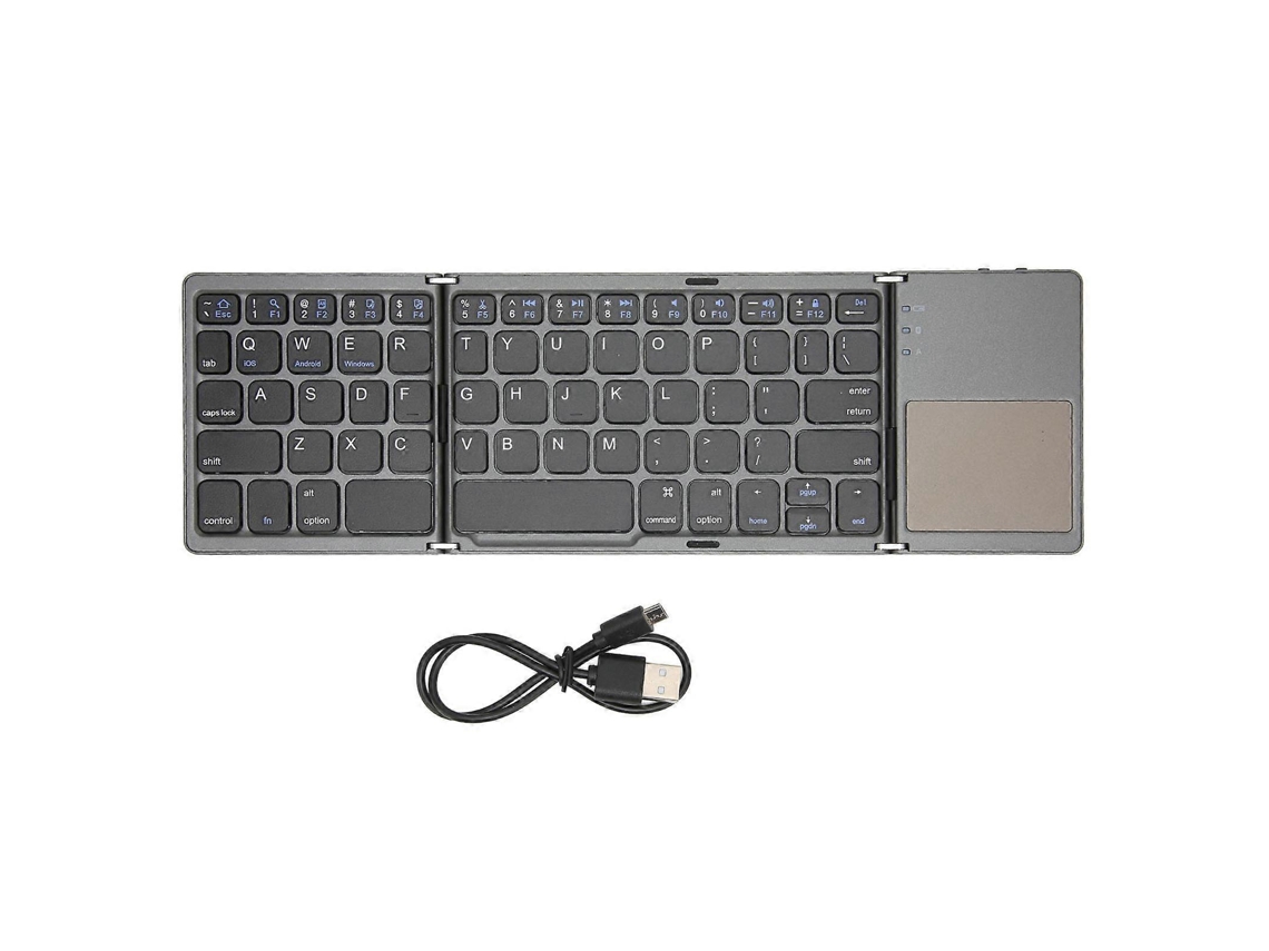 Teclado Bluetooth Dobrável Com Touchpad Para Windows, Ios E Android. Nostalgia88