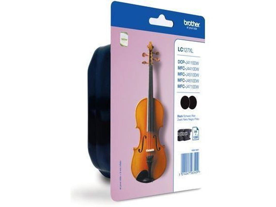 Tinteiro BROTHER LC127XL Preto (LC127XLBKBP)