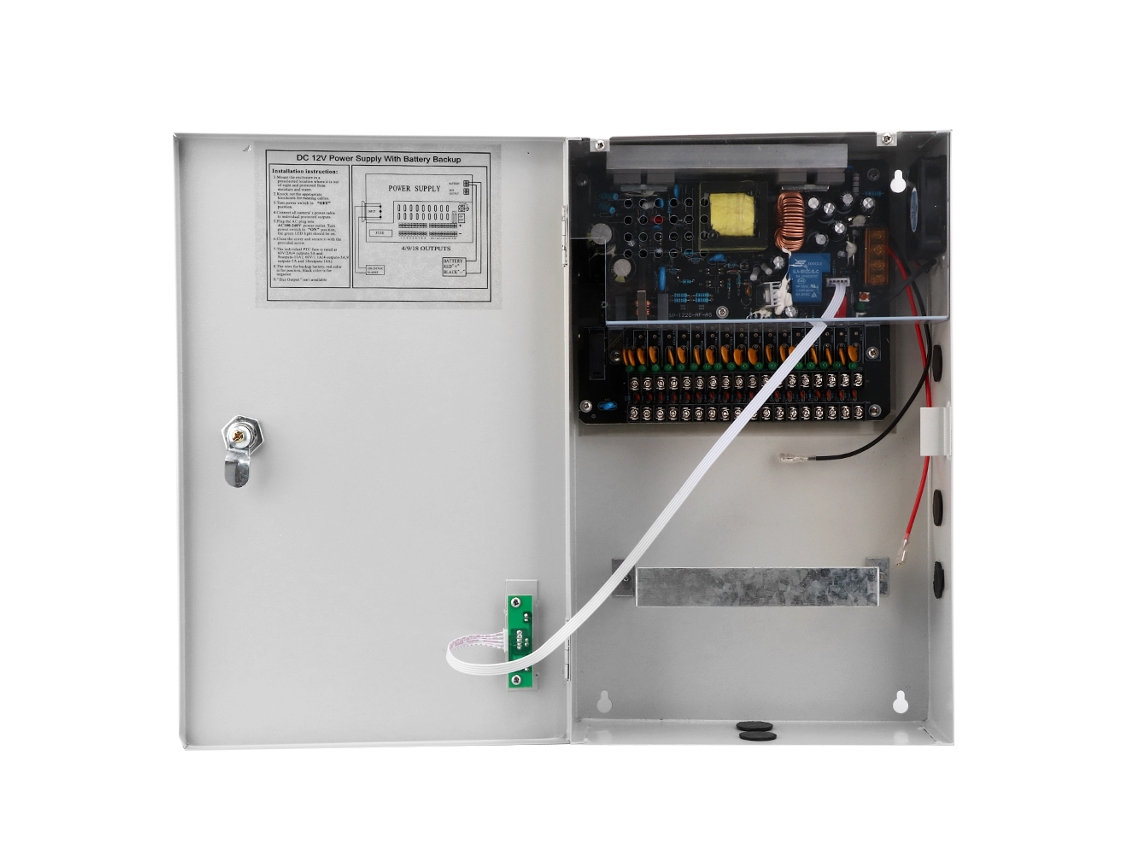 Laxiscreed Fonte De Emergência 12v-30a Para Sistemas De Controlo De Acesso E Backup De Energia