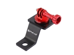 Puluz Liga de Alumínio Motocicleta Suporte Fixo Montagem Tripé Adaptador para Go Pro 5 Session Vermelho