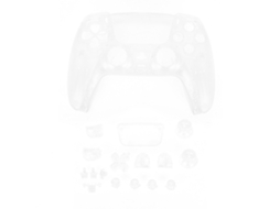 Acessórios Mali para controle PS5: botões e capa transparente