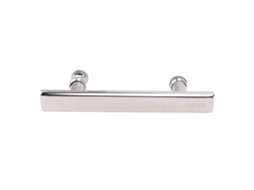 Laxiscreed Puxador De Porta De Vidro Para Banheiro Em Aço Inox Reforçado Com Design Reto