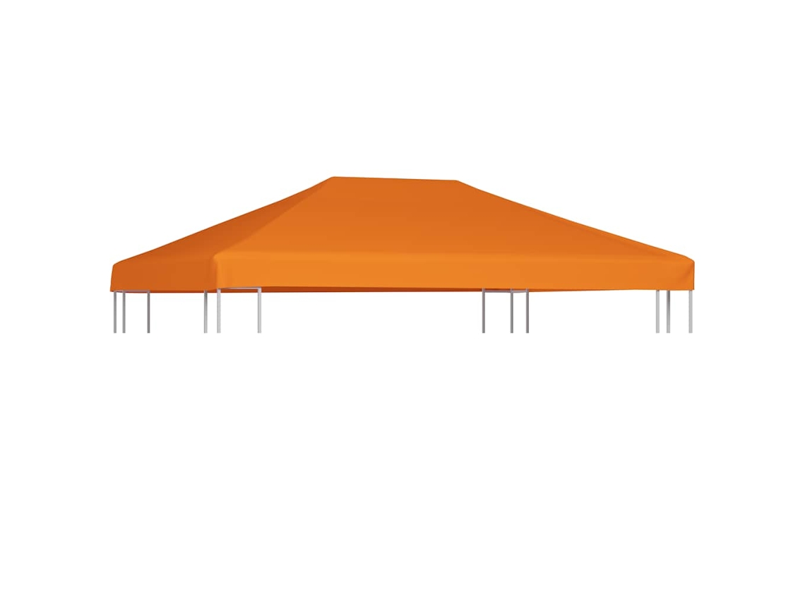 Vidaxl Cobertura De Gazebo 310 G/m² 4x3 M Laranja