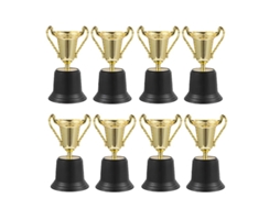 8 Peças De Troféu De Prêmio De Ouro Allinless