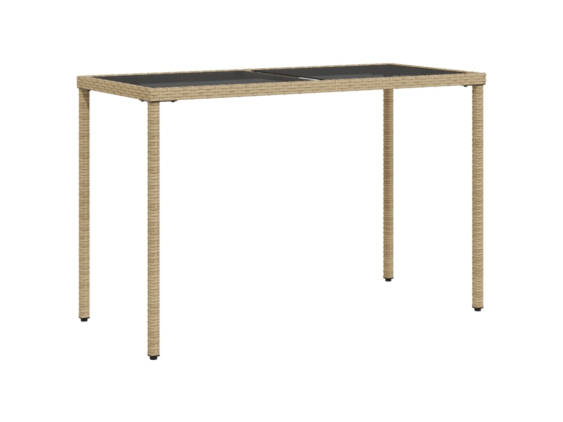 Garden Table, Garden Tables Vidaxl Bege Rattan / Vime (n/a)