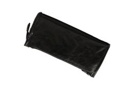 Estuche De Lápices Grande Para Estudiantes Bolsa De Almacenamiento De Papelería Hdpe Negro Trapecio Invertido
