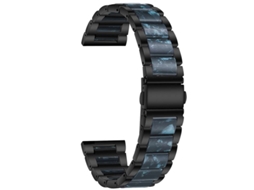 Bracelete Aço Inoxidável + Resina Safira para Garmin Forerunner 255