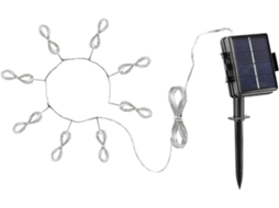 Luminária Solar Para Guarda-sol, 8 Modos De Iluminação, À Prova