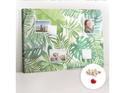 Lousa De Cortiça Folhas Tropicais Para O Escritório Espelharte (100x70 Cm)