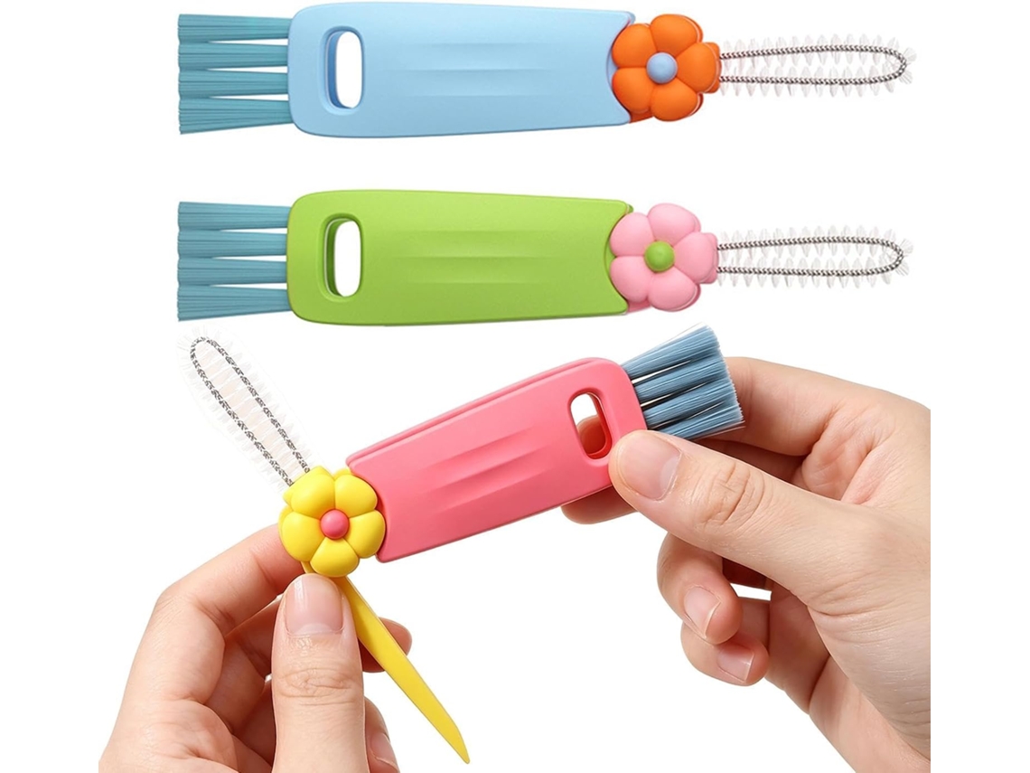 Conjunto De Escovas De Limpeza Para Xícaras E Copos