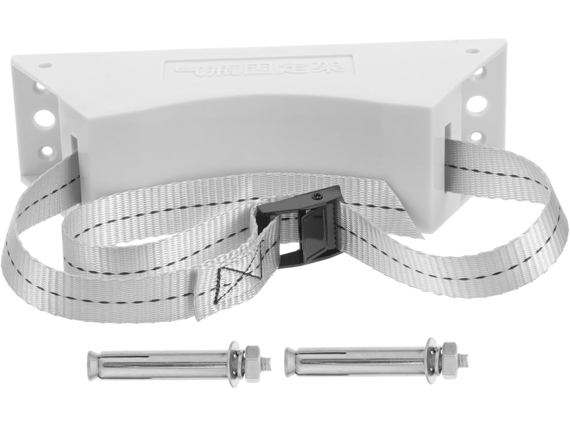 Suporte De Parede Para Cilindro Gás, Suporte De Plástico Resistente Para Tanque, Fácil Instalação Para Uso Em