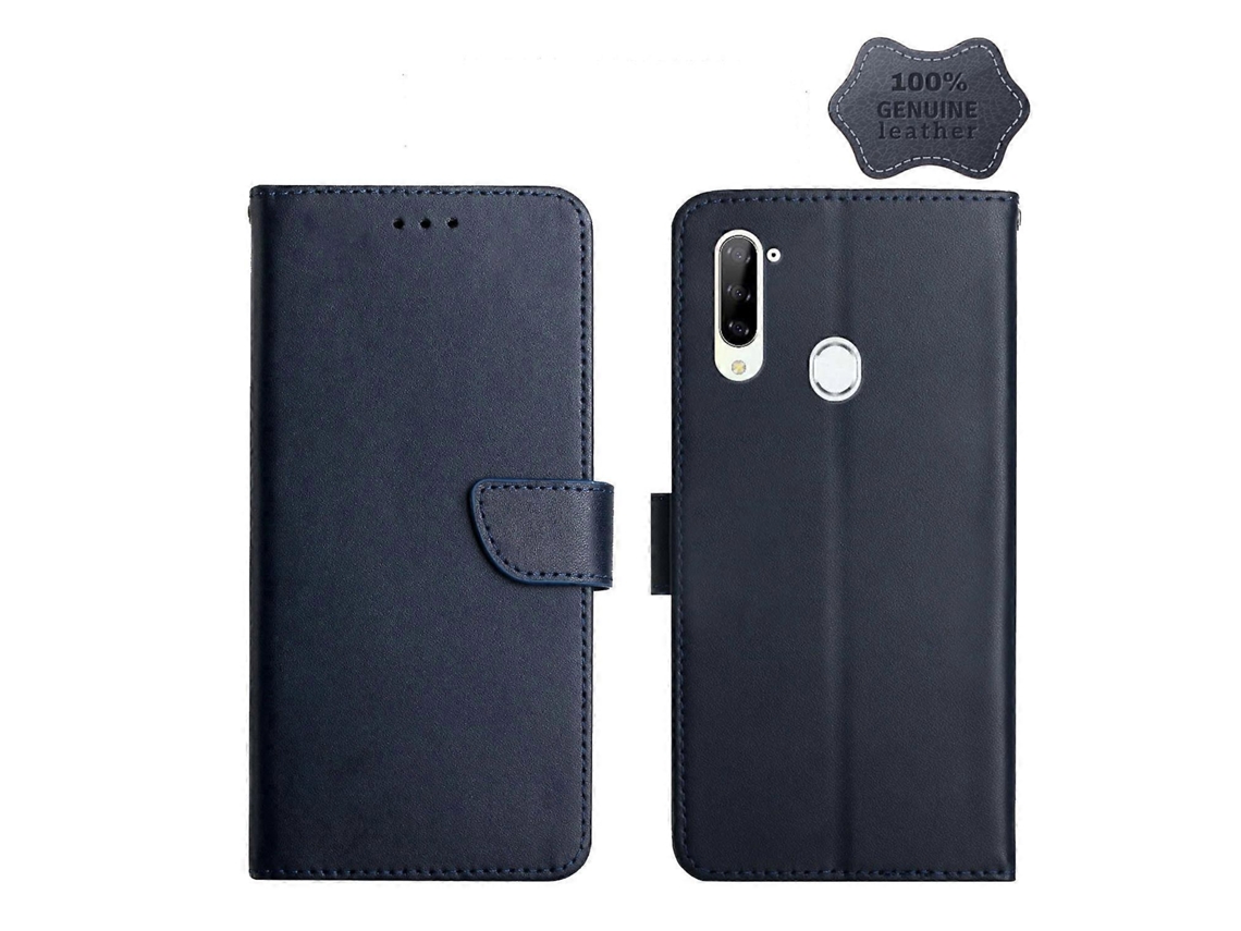 Capa De Couro Com Flip Horizontal À Prova De Impressões Digitais Para Zte Libero 5g
