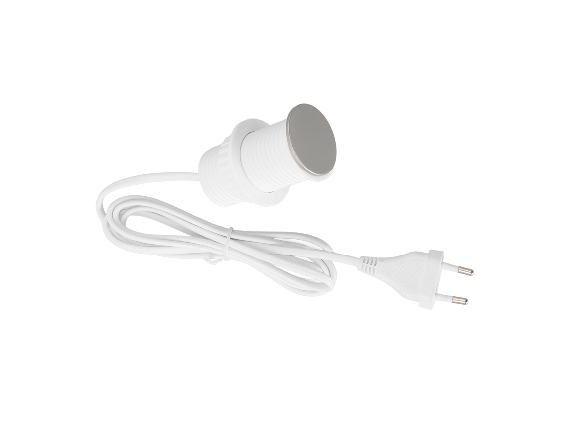 Grommet de Energia Usb para Mesa com 2 Portas 5v/2a e Tampa Rotativa, Material Abs, Cabo 2 Metros