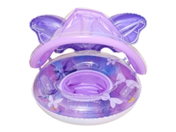 Piscina boia de Fada com Brilhos e Assento Borboleta roxo 85 AOZORZ