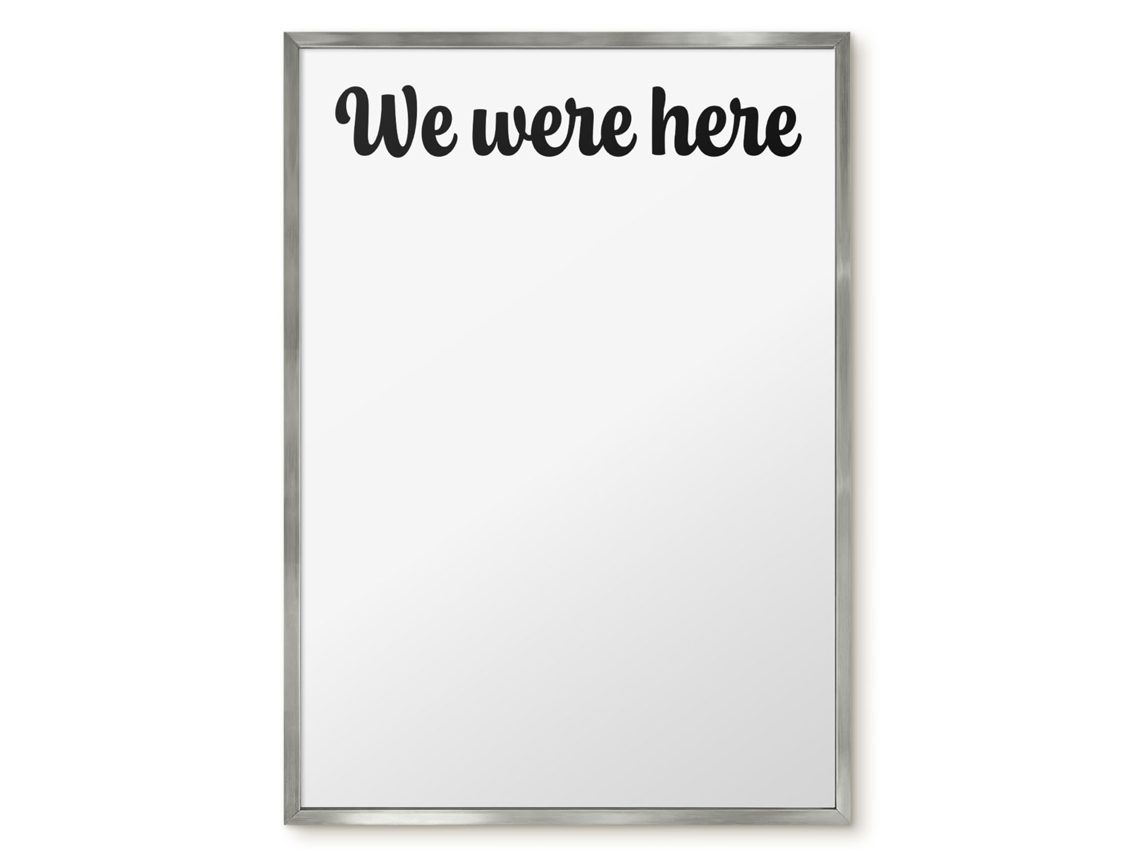 Magnetic Board We Were Here For The Living Room Espelharte (50x70 Cm)