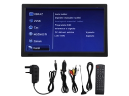 Tv Digital Portátil Tela 13 Polegadas Suporte Casa/carro