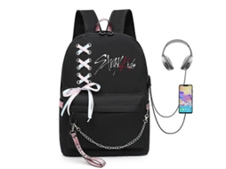 Mochila Escolar Casual Stray Kids Anime Guanguan 2 BRILVIBERA