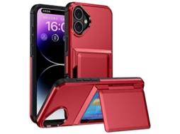 Capa De Celular À Prova De Choque Com Suporte Para Cartão Kalebol Flip