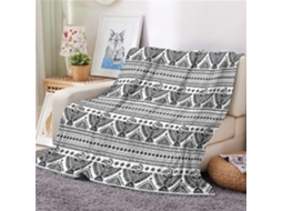 Manta de Flanela Xadrez Boêmia Fansu Estampa 3d Macia e Felpuda em Microfibra Ideal para o Inverno Perfeita Ca