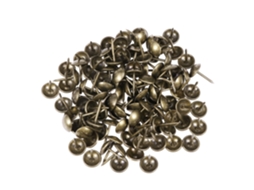 Kit Com 100 Pregos De Metal Cabeça Redonda Para Decoração Estofados E