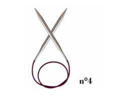 Ginger Agulhas Circulares 80 Cm 3 Mm Knit Pro