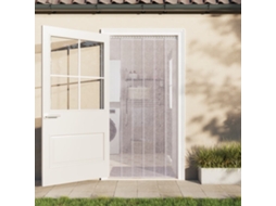 Vidaxl Cortina De Porta 300 Mm X 2,6 Mm 25 M Pvc Transparente