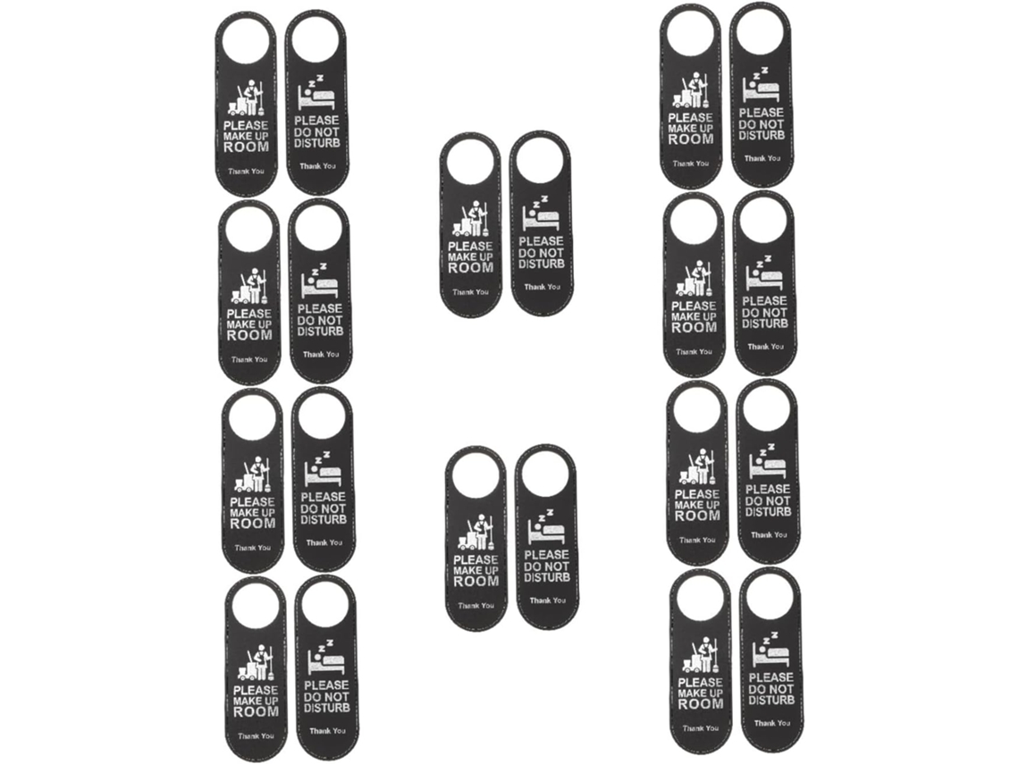 Conjunto de 20 Pôsteres Decorativos para Portas de Hotel, Ideais para Reuniões Online. SFUSHOS