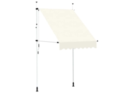 Retractable Awning, Retractable Awnings Vidaxl Creme Tecido (n/a)