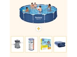 Bestway Piscina Bestway Steel Pro Redonda - 396x84 Cm - 5-peças S224