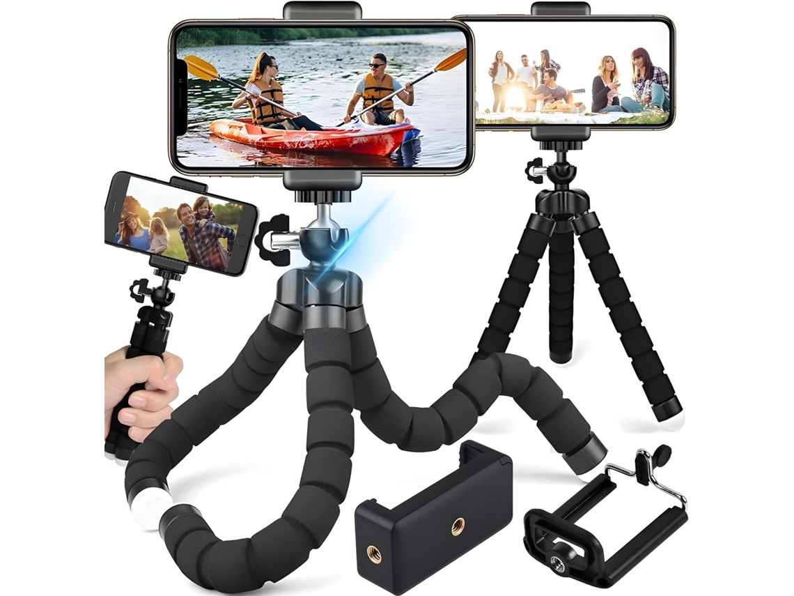 Suporte Flexível Para Celular Retoo Com Braçadeira Universal, Suporte Para Celular Para Smartphone, Câmera, Câmera De Ação, Suport-aquaforge
