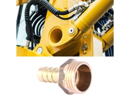Conector Rosca Macho G1/2 Latão 10mm 5pcs