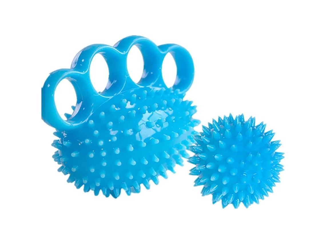 Entrenador De Fuerza De Agarre Para Manos, Pelota De Masaje Espinosa Para Espalda Y Músculos, Ejercicio Para Fortalecer 4 Dedos