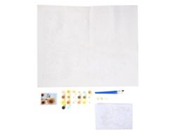 Kit De Pintura Por Números Girasol Diy 40x50cm Sin Marco Para Decoración De Hogar, Oficina, Restaurante Y Hotel